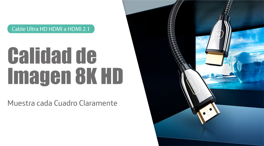 Cable HDMI HD Video 3m U49 Negro – USAMS PERÚ